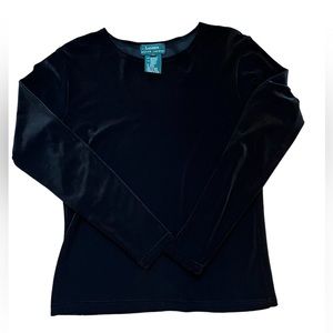 Vintage Ralph Lauren velvet long sleeve
